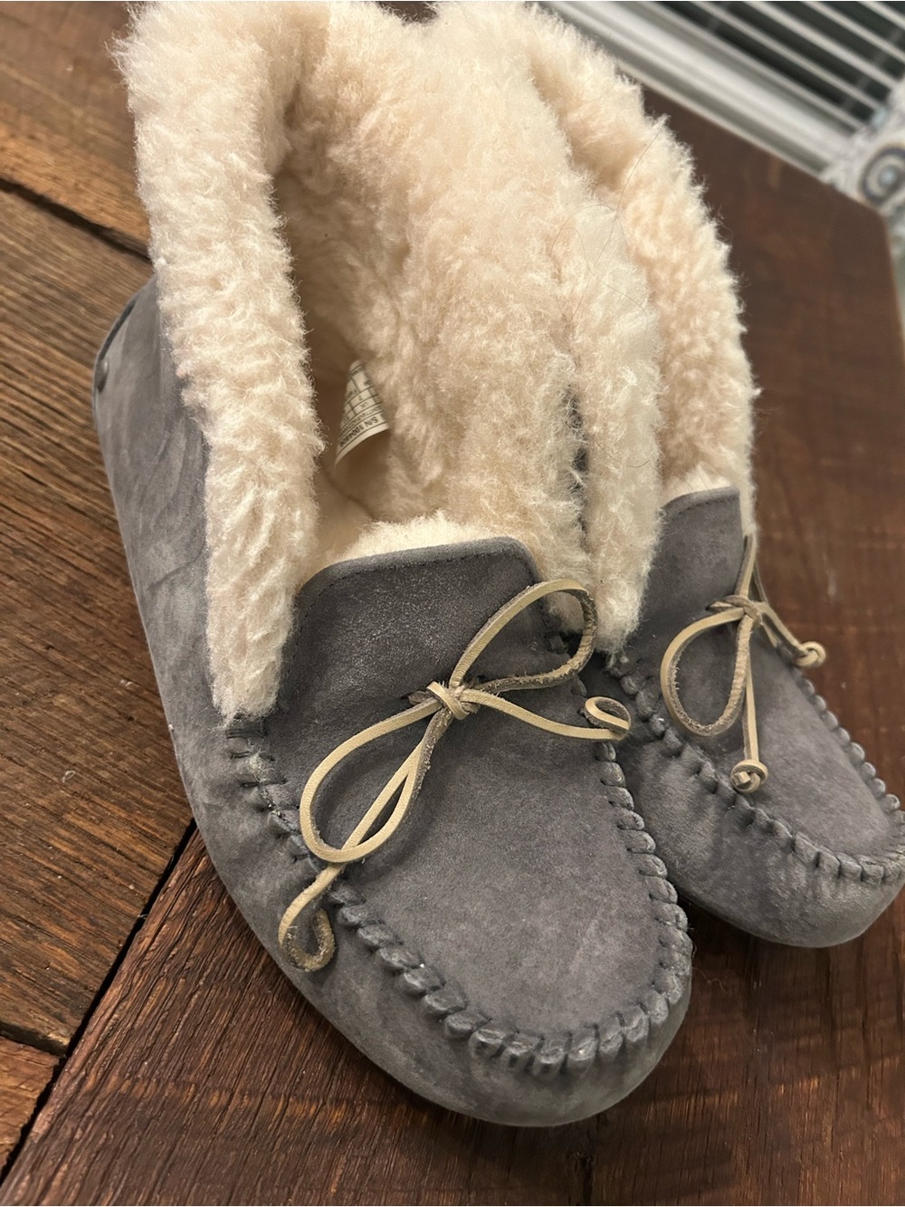 UGG Alena slippers in a gray suede Size 9